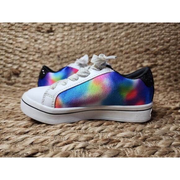 GIRLS SKECHERS HI LITE STARRY Multicolor Kids Fashion Sneakers Shoes Size 11 - Picture 8 of 13